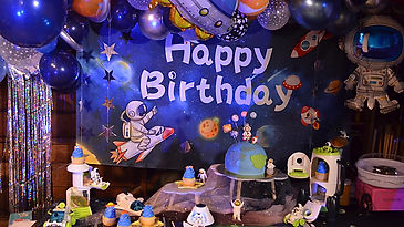 Outer Space Themed Birthday Party
